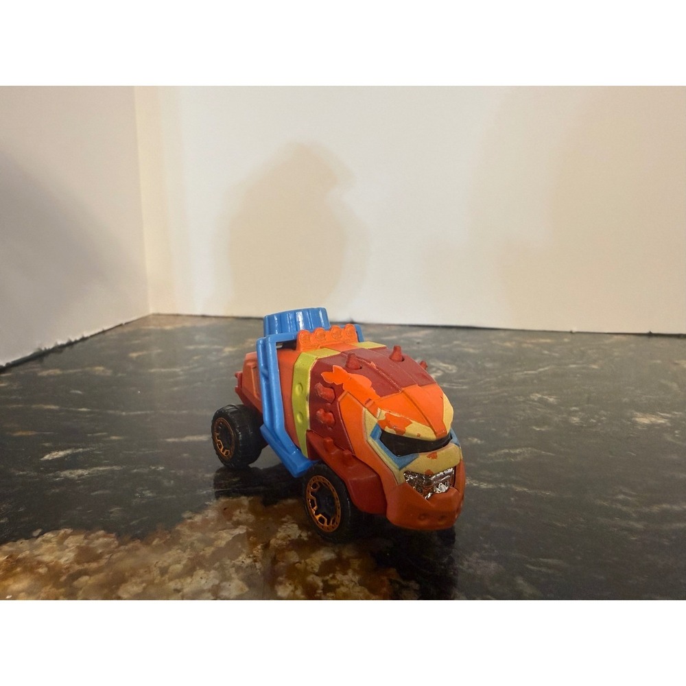 Masters of the universe Hot wheel Orange Blue Red Green Spikes Face Wheels - Picture 2 of 4